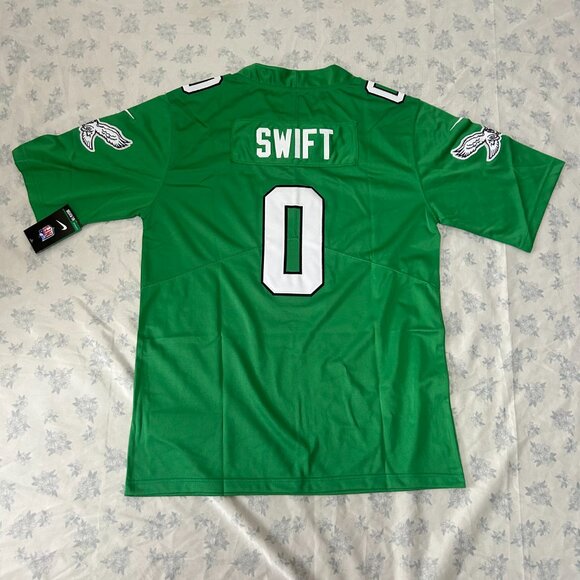 NFL Philadelphia Eagles D Andre Swift Nike Kelly Green #0 Jersey - Picture 6 of 6